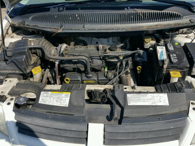 1D4GP25R95B422358 - 2005 DODGE CARAVAN SE WHITE photo 7