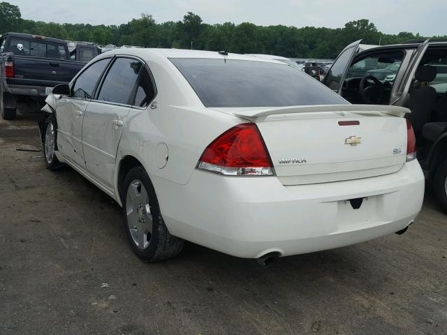 2G1WD58C179110168 - 2007 CHEVROLET IMPALA SUP WHITE photo 3