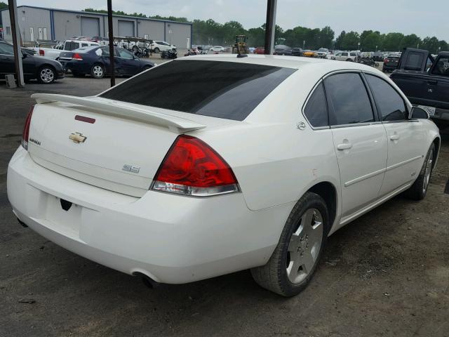 2G1WD58C179110168 - 2007 CHEVROLET IMPALA SUP 白色 照片 4