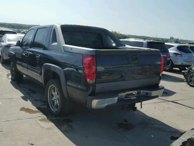 3GNEK12T14G234380 - 2004 CHEVROLET AVALANCHE BLUE photo 3