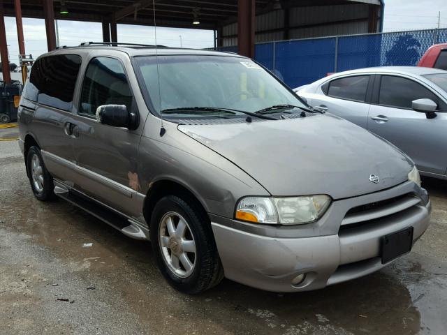 4N2ZN16T81D816946 - 2001 NISSAN QUEST SE BROWN photo 1