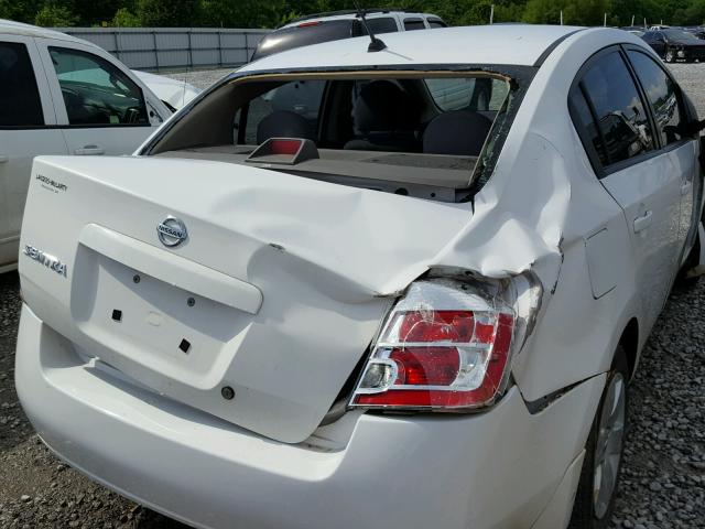 3N1AB61E38L751252 - 2008 NISSAN SENTRA 2.0 WHITE photo 9