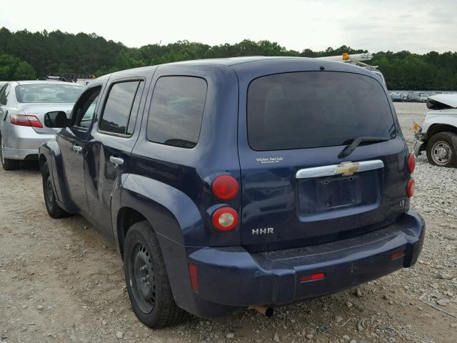 3GNDA13D97S519156 - 2007 CHEVROLET HHR LS BLUE photo 3