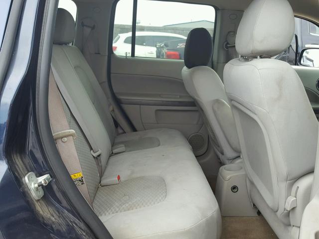 3GNDA13D97S519156 - 2007 CHEVROLET HHR LS BLUE photo 6