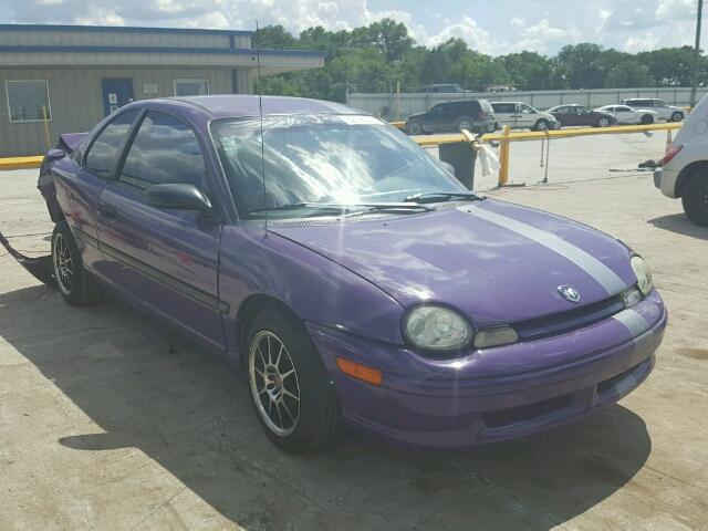 1B3ES22C1TD698846 - 1996 DODGE NEON PURPLE photo 1