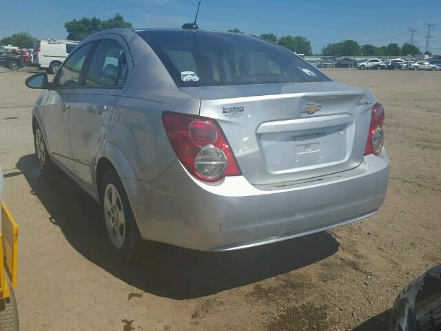 1G1JA5SH7F4154796 - 2015 CHEVROLET SONIC LS Gümüş foto 3