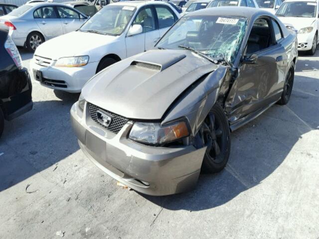 1FAFP42X91F229322 - 2001 FORD MUSTANG GT CHARCOAL photo 2