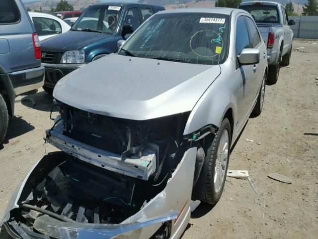 3FADP0L34AR186474 - 2010 FORD FUSION HYB SILVER photo 2