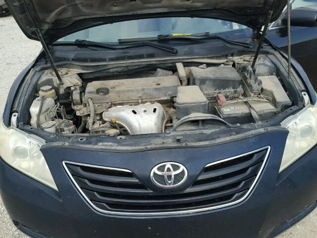 4T1BE46K27U523903 - 2007 TOYOTA CAMRY BLACK photo 7