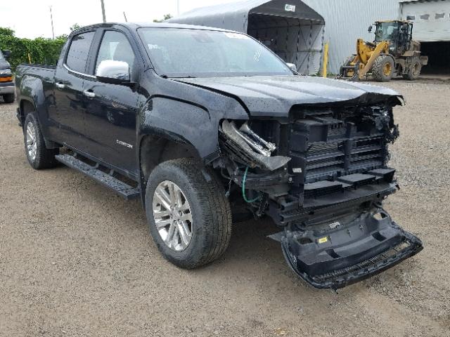 1GTG6CE33F1238008 - 2015 GMC CANYON SLT BLACK photo 1