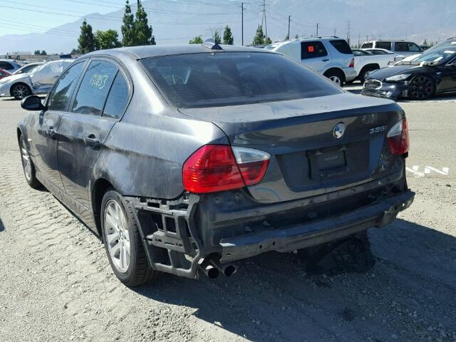 WBAVB13596PT18824 - 2006 BMW 325 I CHARCOAL photo 3