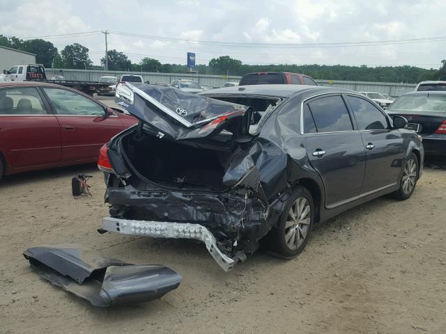 4T1BK3DB8BU396265 - 2011 TOYOTA AVALON BAS GRAY photo 4