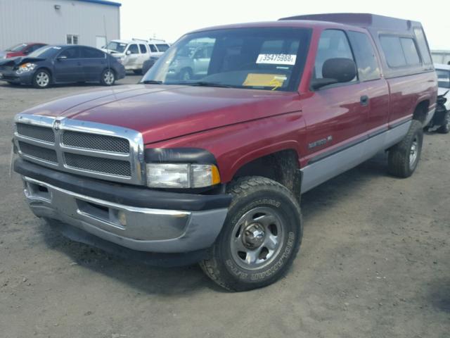 3B7HF1272WG159447 - 1998 DODGE RAM Rojo foto 2