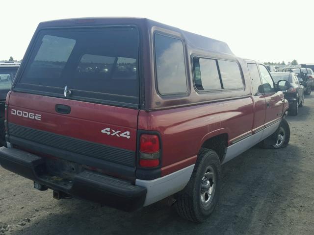 3B7HF1272WG159447 - 1998 DODGE RAM Rojo foto 4