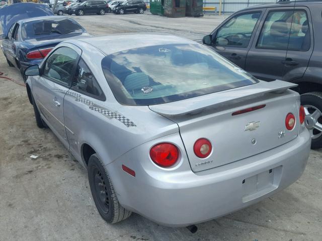 1G1AK12F357632097 - 2005 CHEVROLET COBALT SILVER photo 3