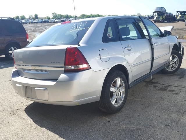 1G1ZT64834F228541 - 2004 CHEVROLET MALIBU MAX 银色 照片 4