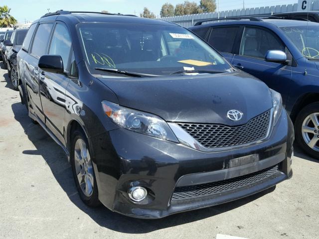 5TDXK3DC7DS292666 - 2013 TOYOTA SIENNA SPO BLACK photo 1