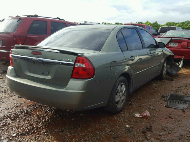 1G1ZT54875F276927 - 2005 CHEVROLET MALIBU LS GREEN photo 4
