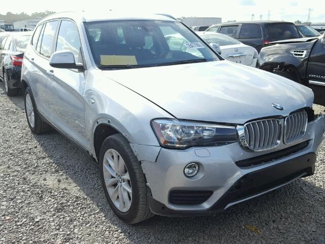 5UXWZ7C36H0V88656 - 2017 BMW X3 SDRIVE2 SILVER photo 1