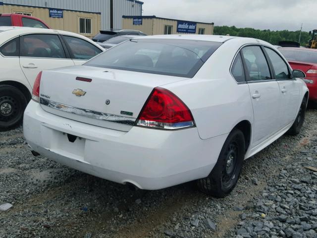 2G1WD5EM4B1262787 - 2011 CHEVROLET IMPALA POL WHITE photo 4