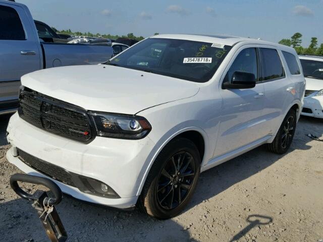 1C4RDHAG2JC186324 - 2018 DODGE DURANGO SX WHITE photo 2