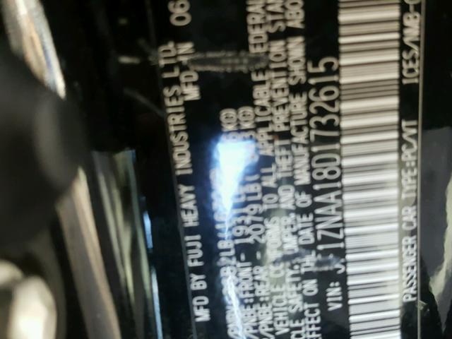 JF1ZNAA18D1732615 - 2013 TOYOTA SCION FR-S შავი ფოტო 10