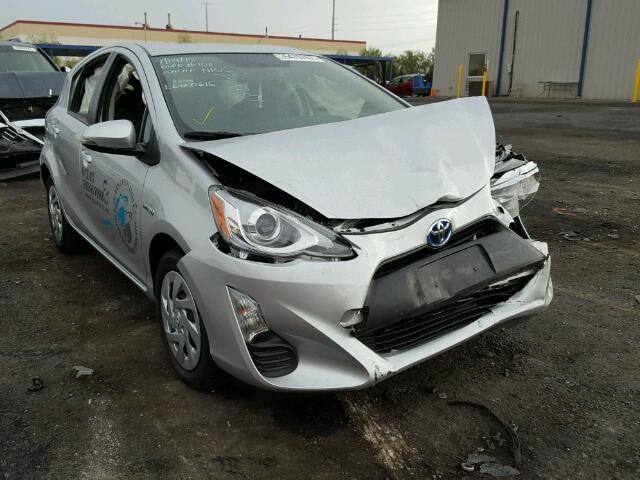 JTDKDTB36G1131833 - 2016 TOYOTA PRIUS C SILVER photo 1