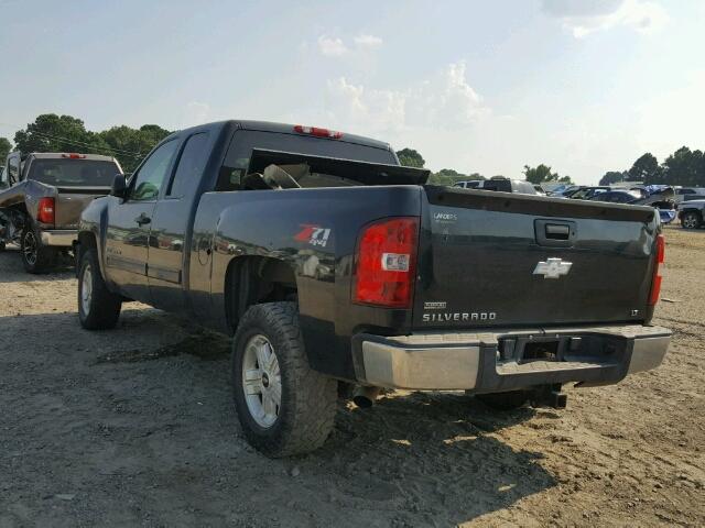 2GCEK290991125319 - 2009 CHEVROLET SILVERADO BLACK photo 3