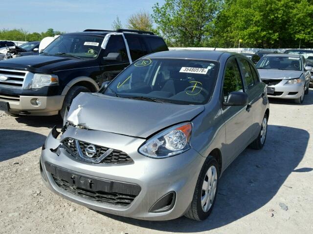 3N1CK3CP3FL230437 - 2015 NISSAN MICRA SILVER photo 2