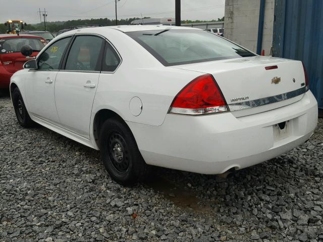 2G1WD5EM9B1181901 - 2011 CHEVROLET IMPALA POL WHITE photo 3