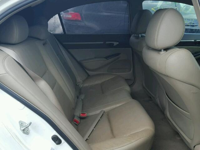 2HGFA15089H000554 - 2009 HONDA CIVIC EXL 白色 照片 6