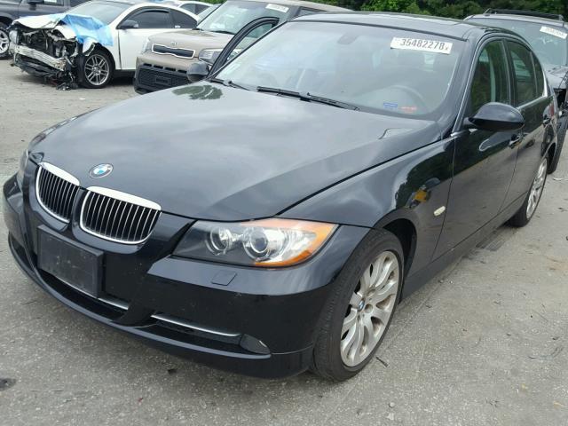 WBAVD53538A010118 - 2008 BMW 335 XI BLACK photo 2