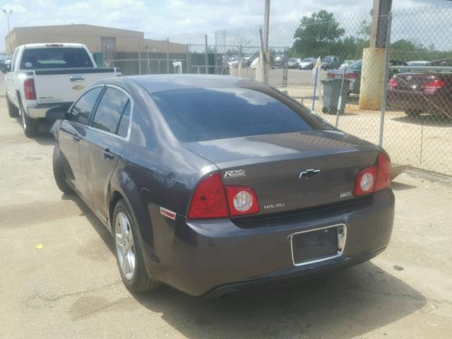 1G1ZA5E05A4124634 - 2010 CHEVROLET MALIBU LS GRAY photo 3