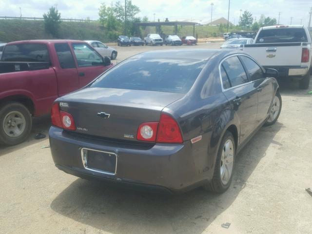 1G1ZA5E05A4124634 - 2010 CHEVROLET MALIBU LS GRAY photo 4