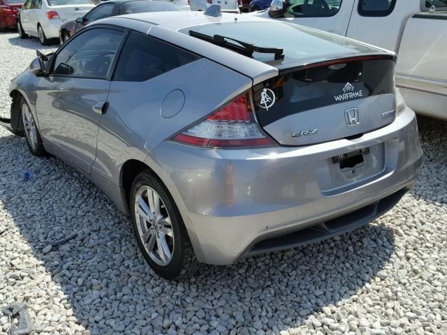 JHMZF1D63BS001790 - 2011 HONDA CR-Z EX SILVER photo 3