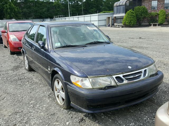 YS3DF58K022000972 - 2002 SAAB 9-3 SE BLUE photo 1