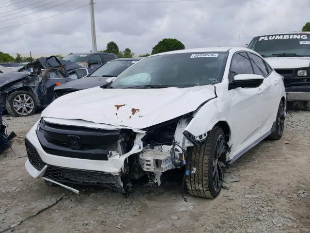 SHHFK7H43HU222242 - 2017 HONDA CIVIC SPOR WHITE photo 2