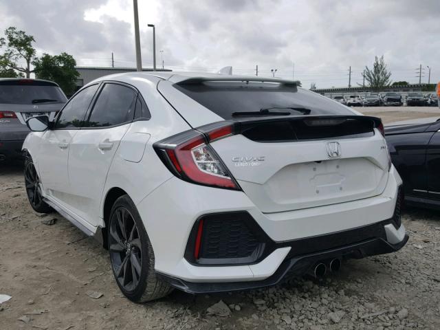 SHHFK7H43HU222242 - 2017 HONDA CIVIC SPOR WHITE photo 3