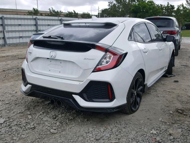 SHHFK7H43HU222242 - 2017 HONDA CIVIC SPOR WHITE photo 4