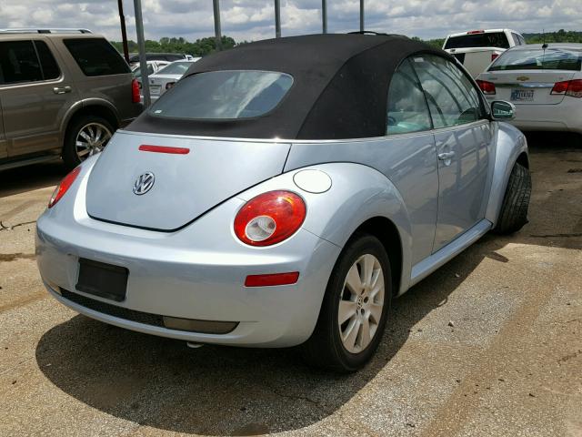 3VWRF31Y69M404309 - 2009 VOLKSWAGEN NEW BEETLE 蓝色 照片 4