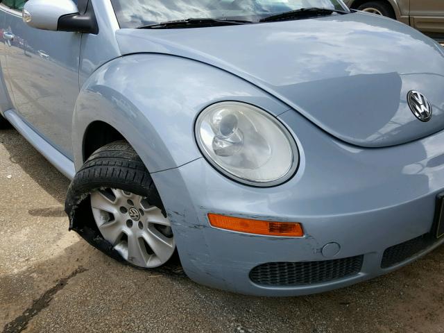 3VWRF31Y69M404309 - 2009 VOLKSWAGEN NEW BEETLE 蓝色 照片 9