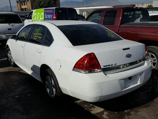 2G1WB5EK4A1134634 - 2010 CHEVROLET IMPALA LT WHITE photo 3