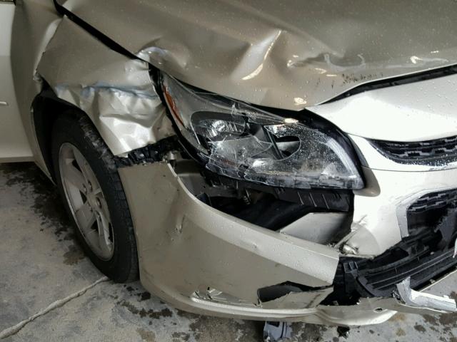 1G11A5SLXFF289988 - 2015 CHEVROLET MALIBU LS GOLD photo 9