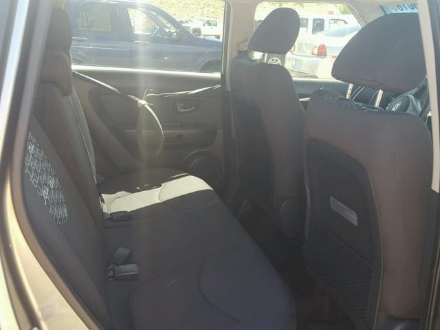 KNDJT2A28B7228085 - 2011 KIA SOUL CHARCOAL photo 6