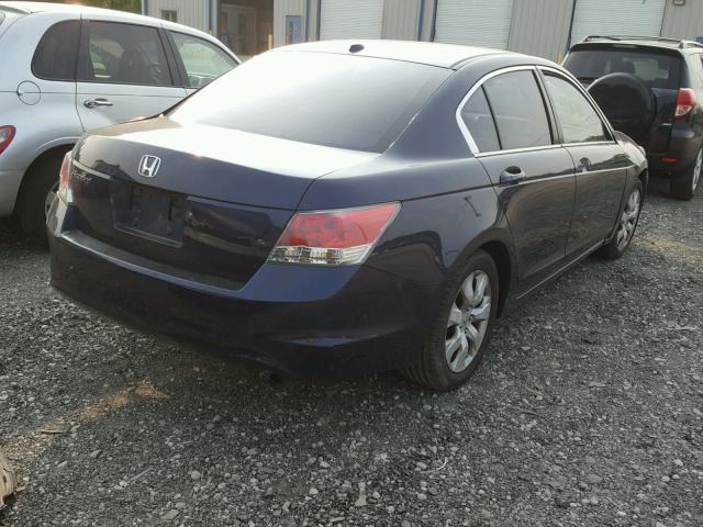 1HGCP26848A116617 - 2008 HONDA ACCORD EXL BLUE photo 4