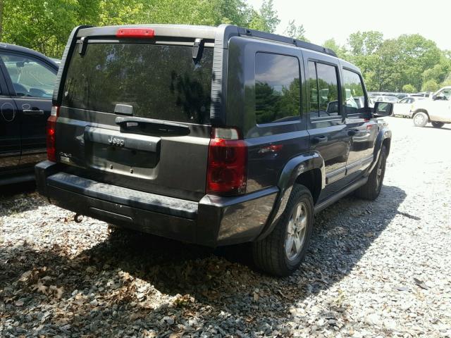 1J8HG48K16C156334 - 2006 JEEP COMMANDER GRAY photo 4