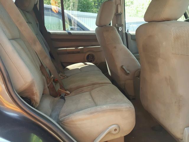 1J8HG48K16C156334 - 2006 JEEP COMMANDER GRAY photo 6