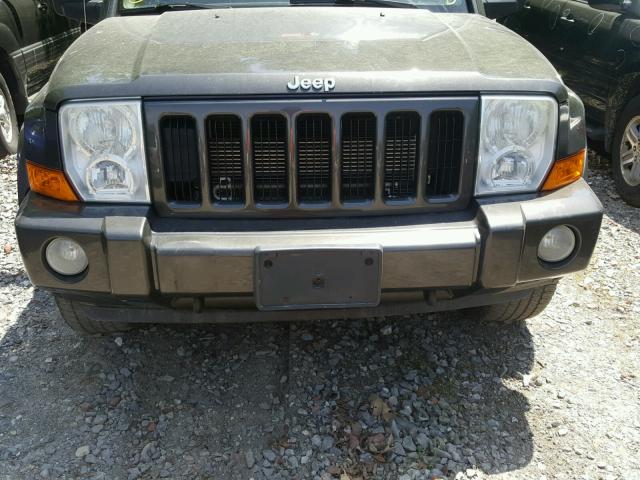 1J8HG48K16C156334 - 2006 JEEP COMMANDER GRAY photo 9