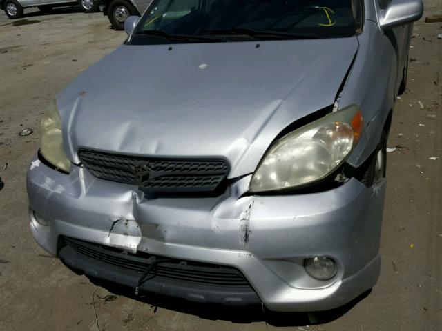 2T1KR32E95C342178 - 2005 TOYOTA COROLLA MA GRAY photo 9