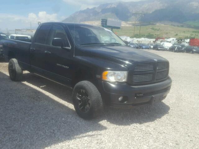 3D3KU28D84G148745 - 2004 DODGE RAM 2500 S BLACK photo 1